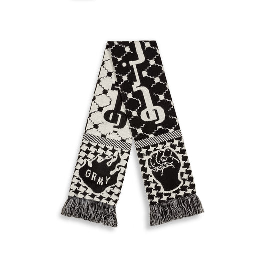 NABLUS LAND BACK SCARF BLACK