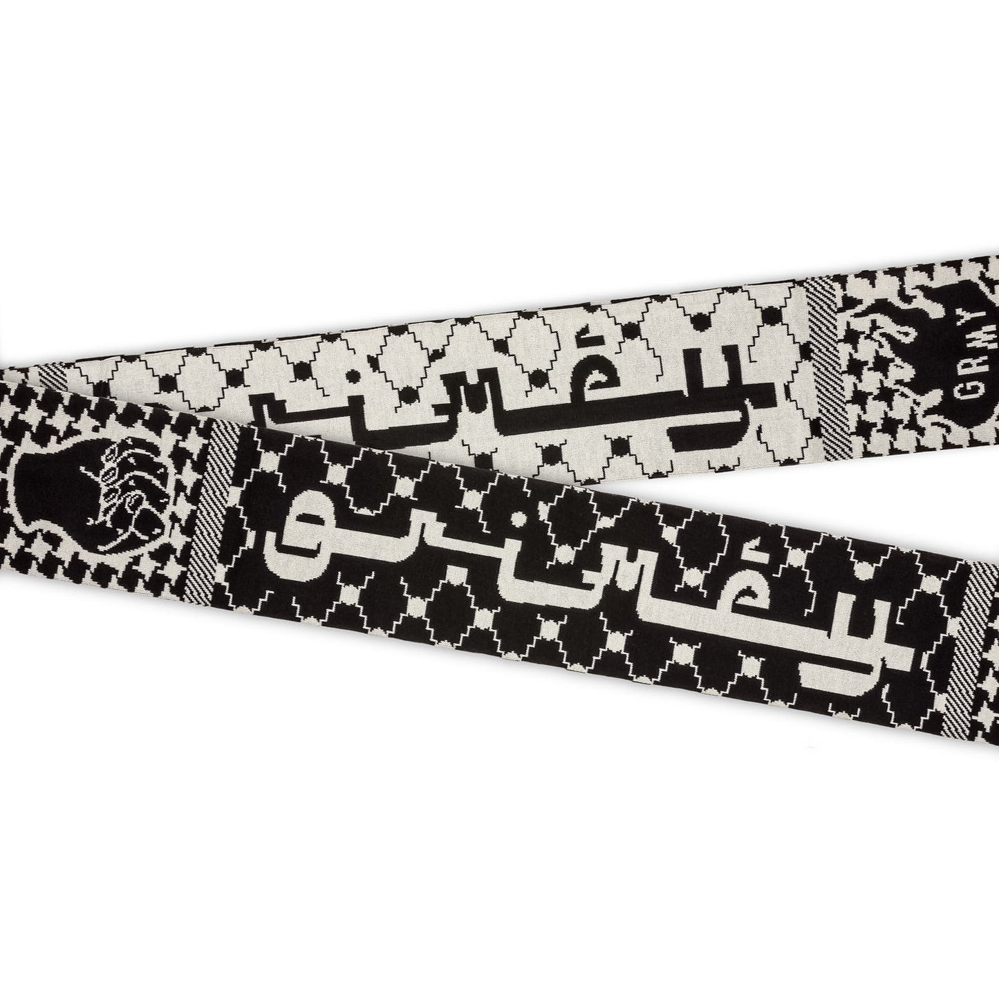 NABLUS LAND BACK SCARF BLACK