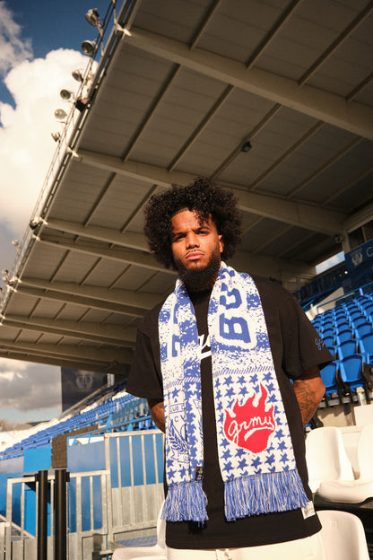 LEGA X GRMY WE ALWAYS DREAMING BUTARQUE SCARF ROYAL BLUE