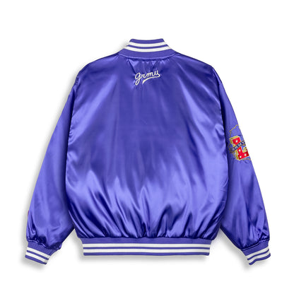 LEGA X GRMY WE ALWAYS DREAMING SATIN JACKET ROYAL BLUE