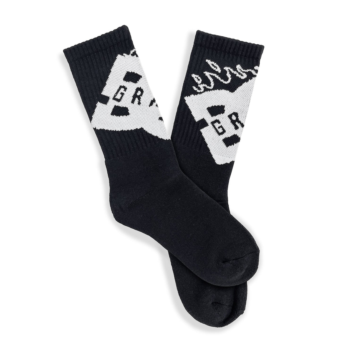 THE SWARM DC SHOES X GRIMEY REGULAR SOCKS BLACK