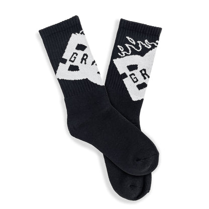 THE SWARM DC SHOES X GRIMEY REGULAR SOCKS BLACK