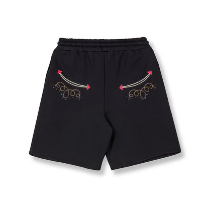 LONE HAND SWEATSHORTS BLACK