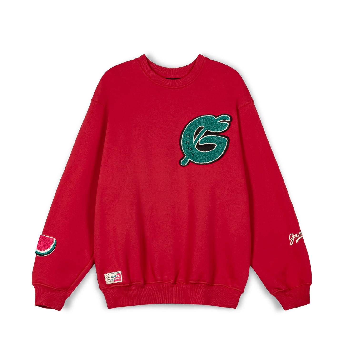 NABLUS VINTAGE CREWNECK DARK RED