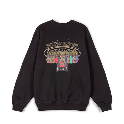 BACK AT YOU VINTAGE CREWNECK BLACK