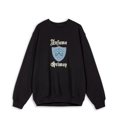 CAUSING PANIC VINTAGE CREWNECK BLACK