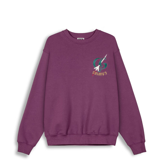 THE LOWER DEPTHS TOCHKA VINTAGE CREWNECK PURPLE