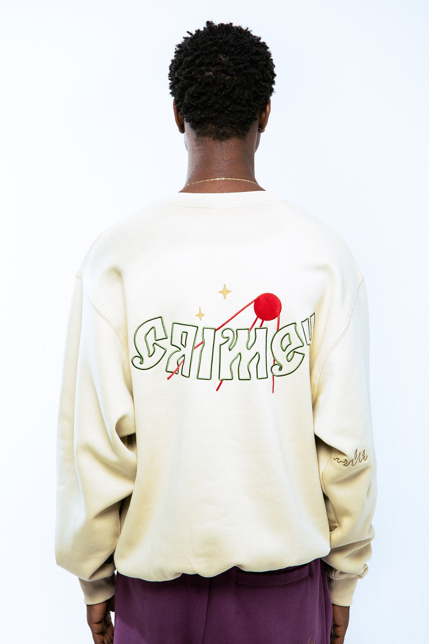 THE LOWER DEPTHS TOCHKA VINTAGE CREWNECK CREAM