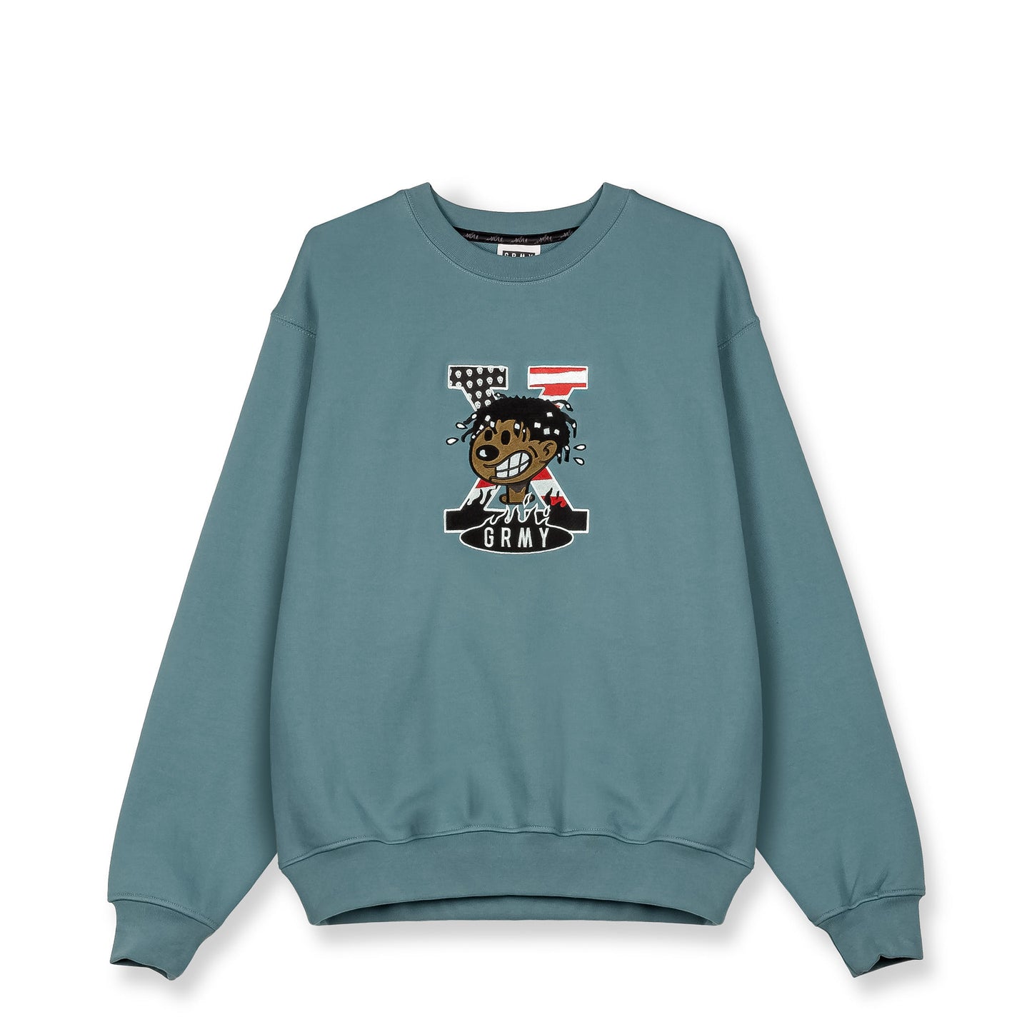 VOODOO CHILD VINTAGE CREWNECK LIGHT BLUE