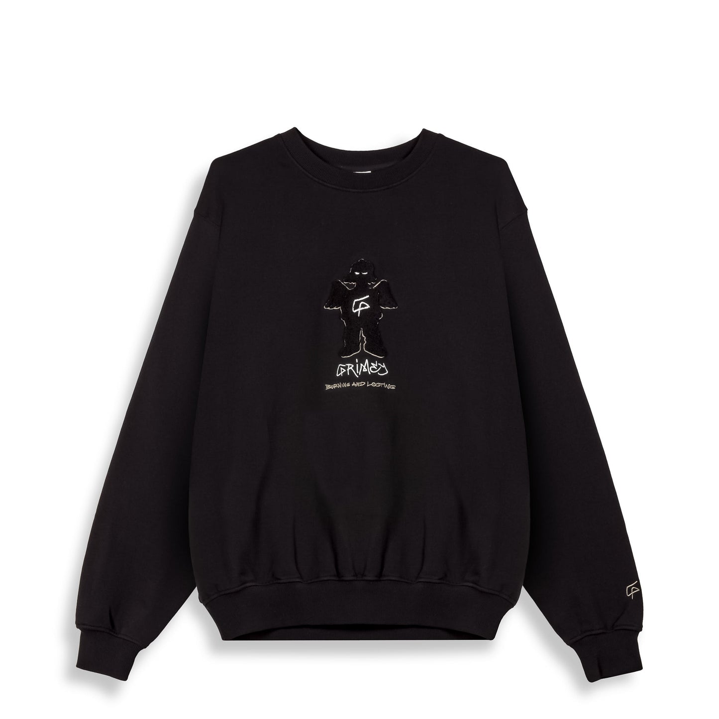 THE SHELTER VINTAGE CREWNECK BLACK