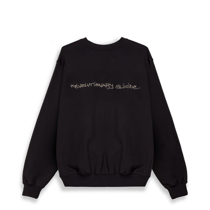 THE SHELTER VINTAGE CREWNECK BLACK