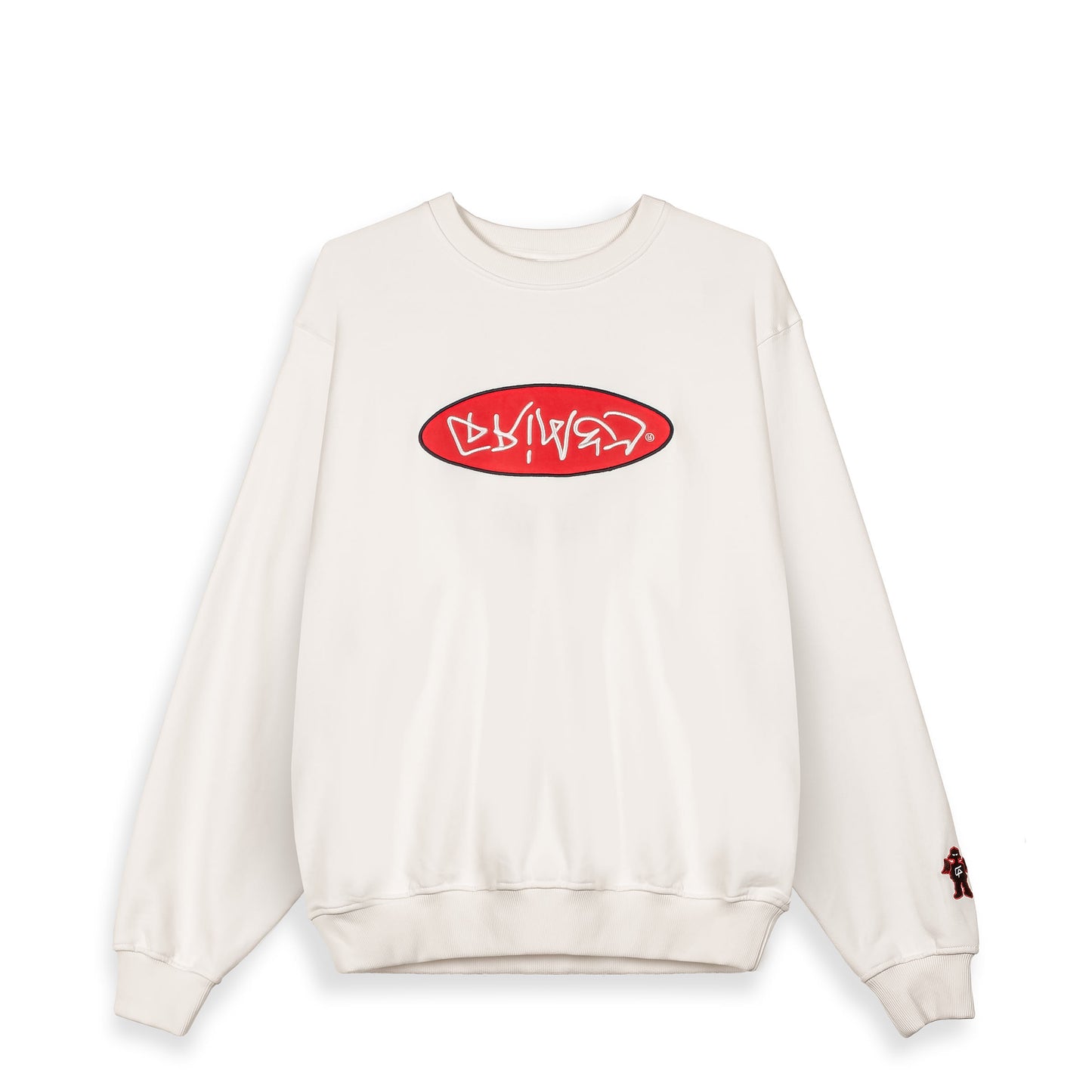 THE SHELTER WE BURN SO SWEET VINTAGE CREWNECK OFF WHITE