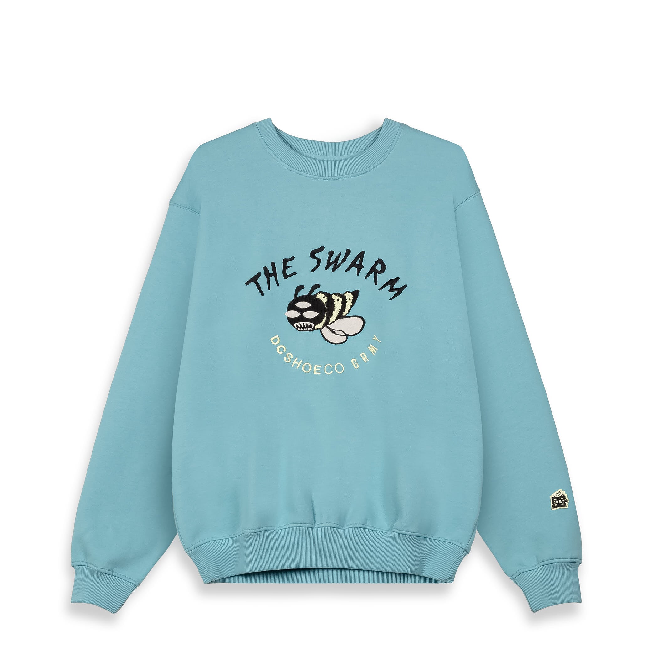 THE SWARM DC SHOES X GRIMEY VINTAGE CREWNECK BLUE – Grimey Store