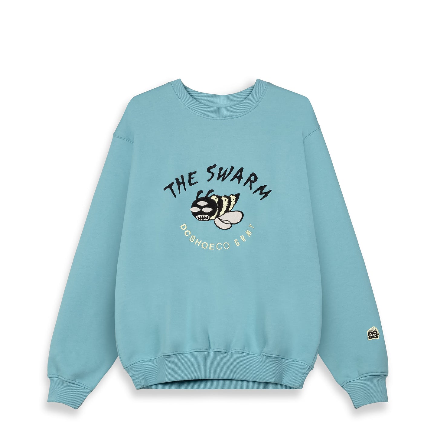 THE SWARM DC SHOES X GRIMEY VINTAGE CREWNECK BLUE