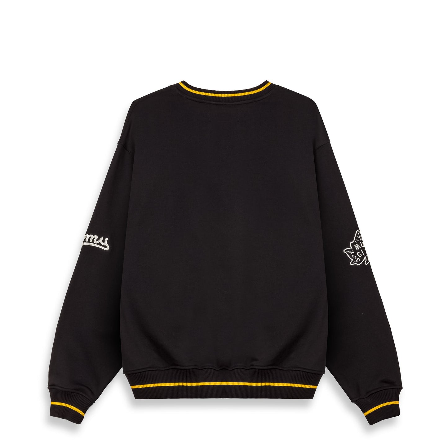 MUD'S THE RESIDENCE V NECK VINTAGE CREWNECK BLACK
