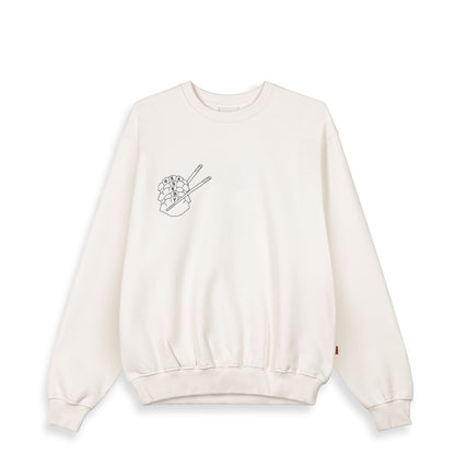 SAMPANS VINTAGE CREWNECK OFF WHITE