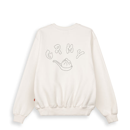 SAMPANS VINTAGE CREWNECK OFF WHITE