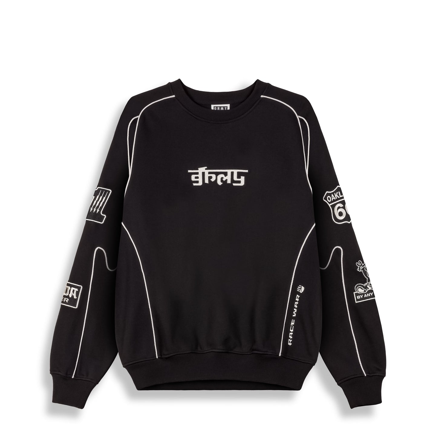 RACE WAR VINTAGE CREWNECK BLACK