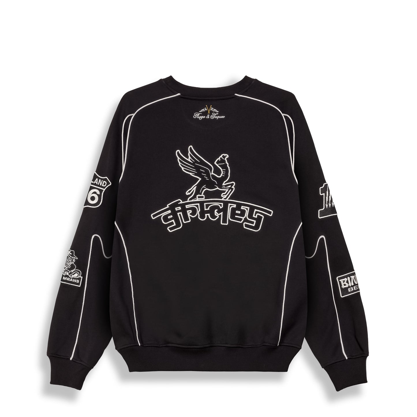 RACE WAR VINTAGE CREWNECK BLACK