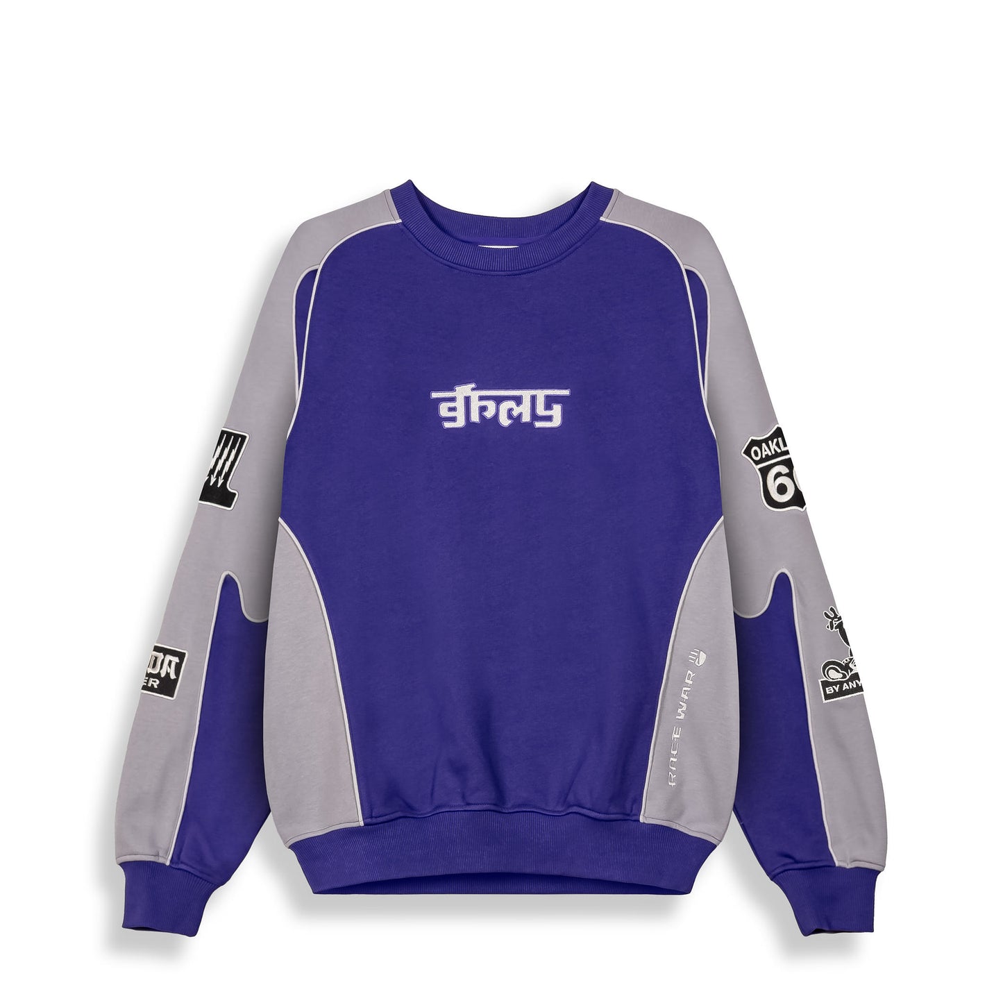 RACE WAR VINTAGE CREWNECK BLUE