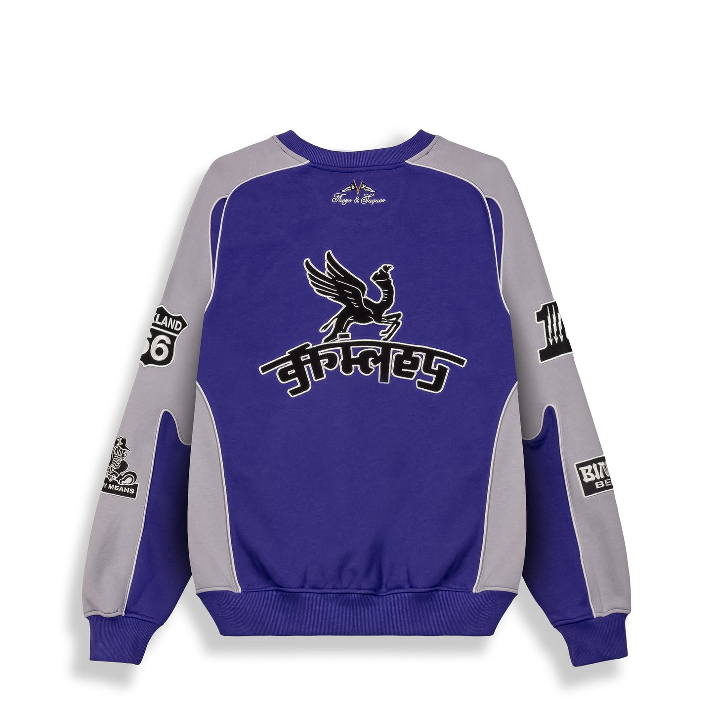 RACE WAR VINTAGE CREWNECK BLUE