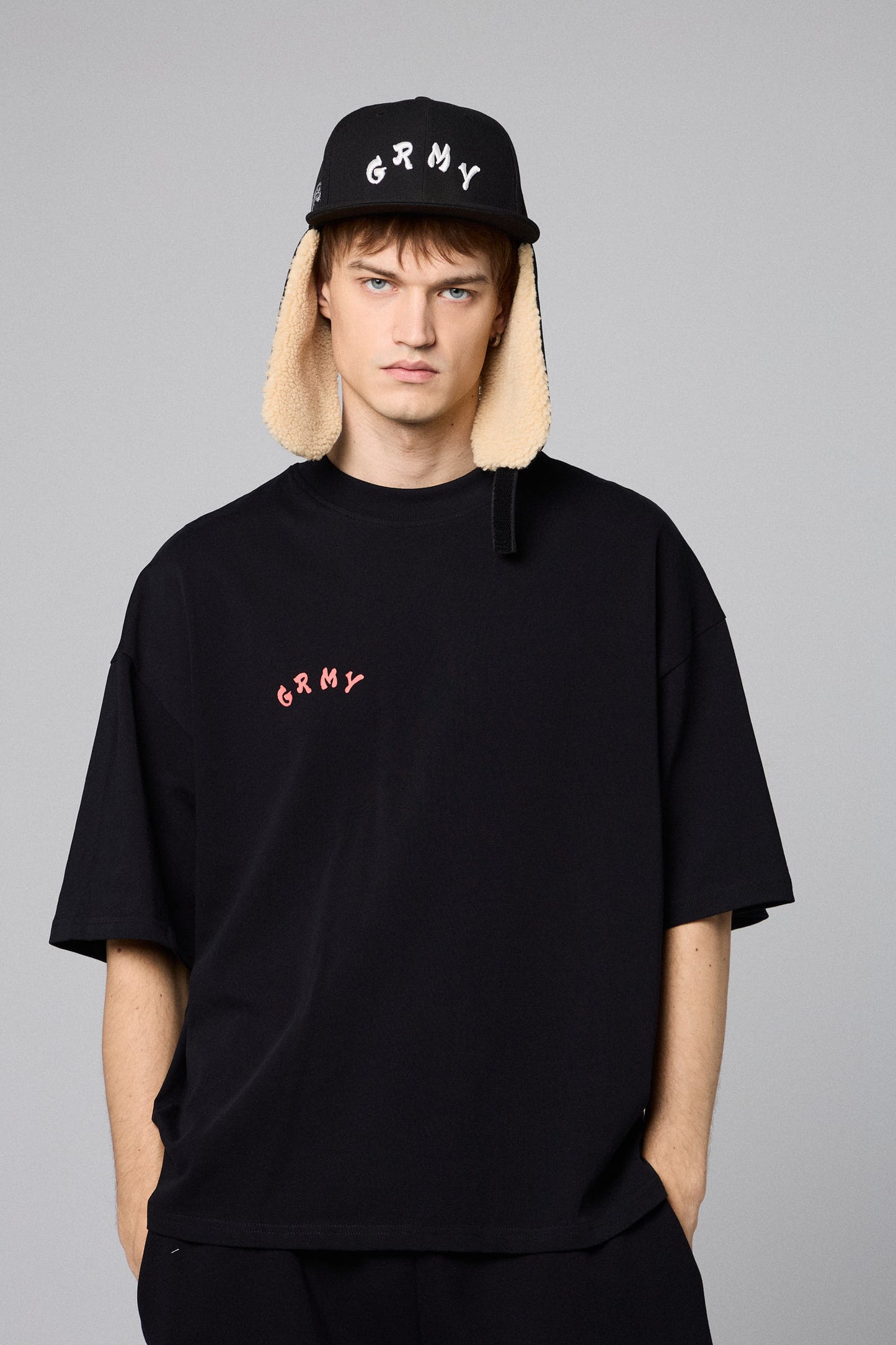 SAMPANS TRAPPER FITTED CAP BLACK