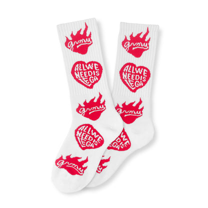 LEGA X GRMY WE ALWAYS DREAMING BUTARQUE SOCKS RED