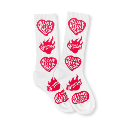 LEGA X GRMY WE ALWAYS DREAMING BUTARQUE SOCKS RED