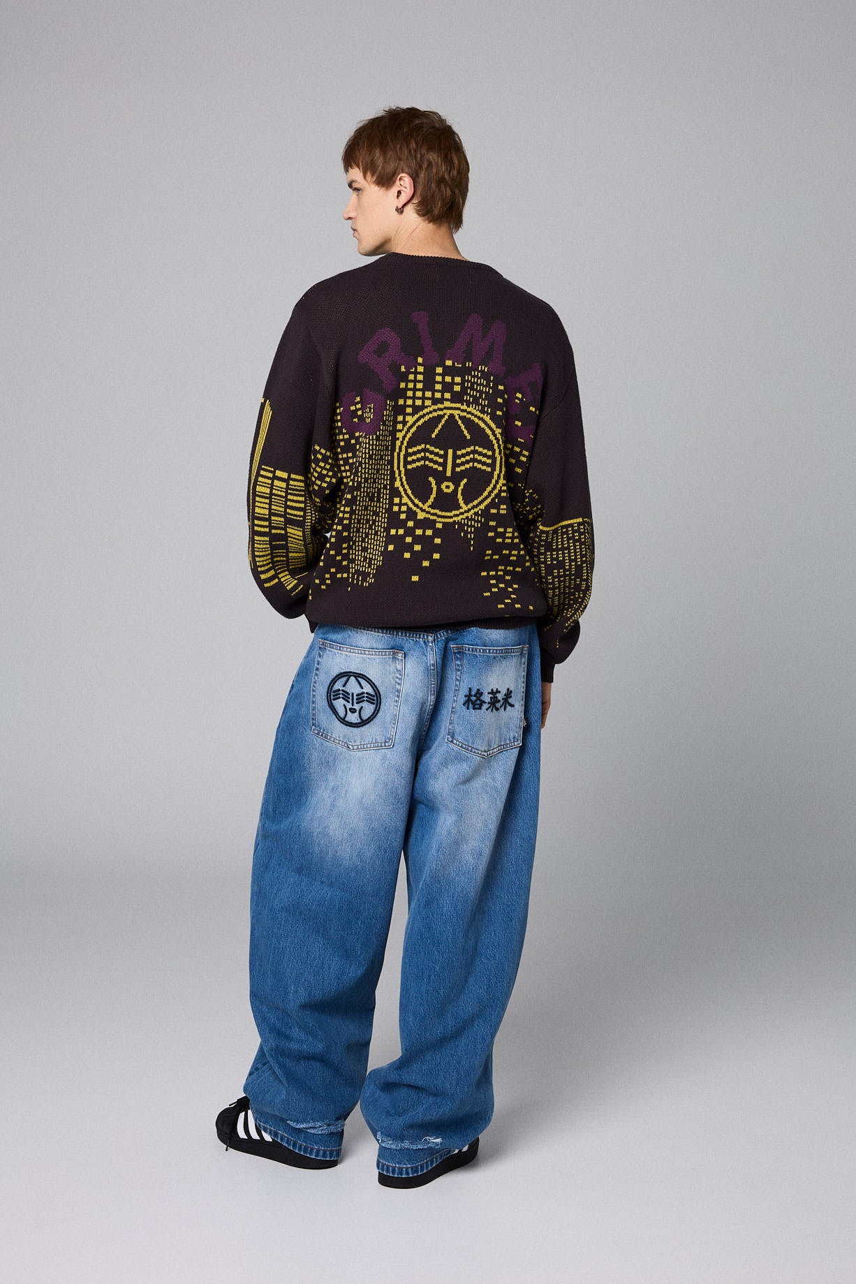 ROYAL PAW BIG BOY DENIM PANTS WASHED BLUE