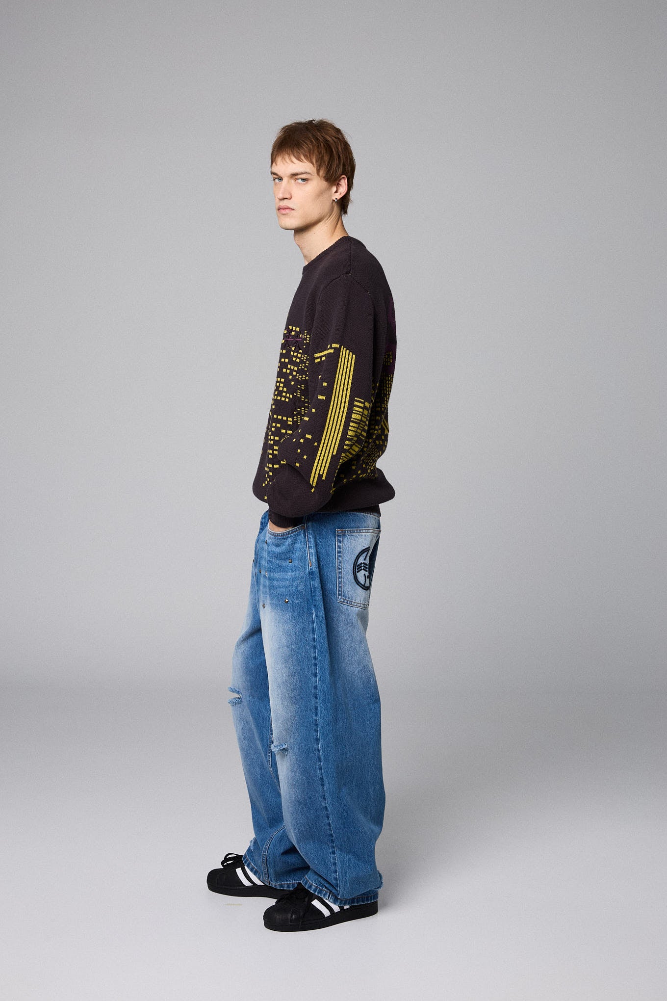 ROYAL PAW BIG BOY DENIM PANTS WASHED BLUE