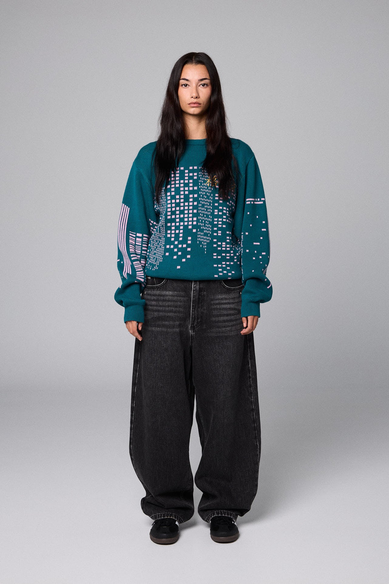 ROYAL PAW KNIT SWEATER GREEN