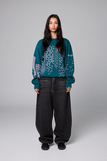 ROYAL PAW KNIT SWEATER GREEN