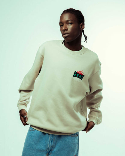 BACK AT YOU VINTAGE CREWNECK CREAM