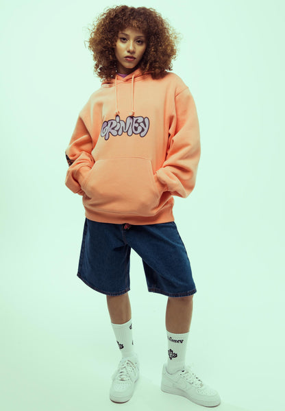 BLOODSUCKER VINTAGE HOODIE ORANGE