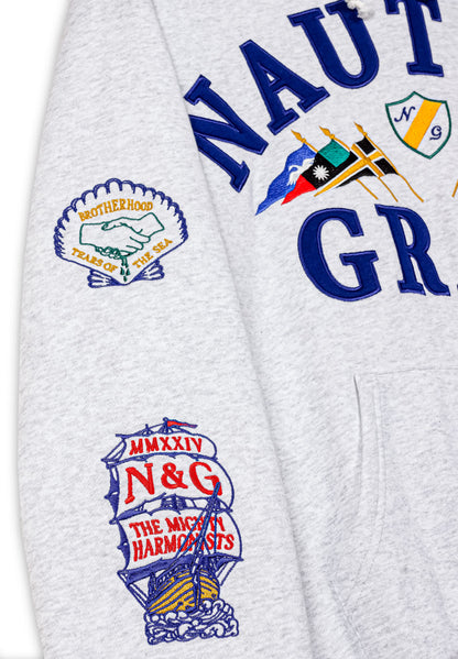MIGHTY HARMONIST NAUTICA X GRMY VINTAGE HOODIE SPORT GREY