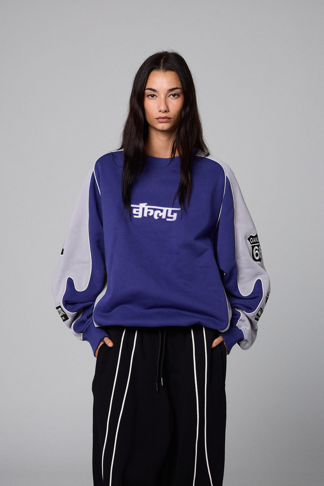 RACE WAR VINTAGE CREWNECK BLUE