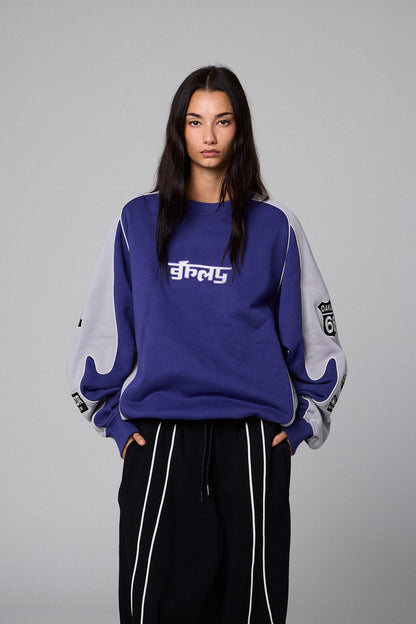 RACE WAR VINTAGE CREWNECK BLUE