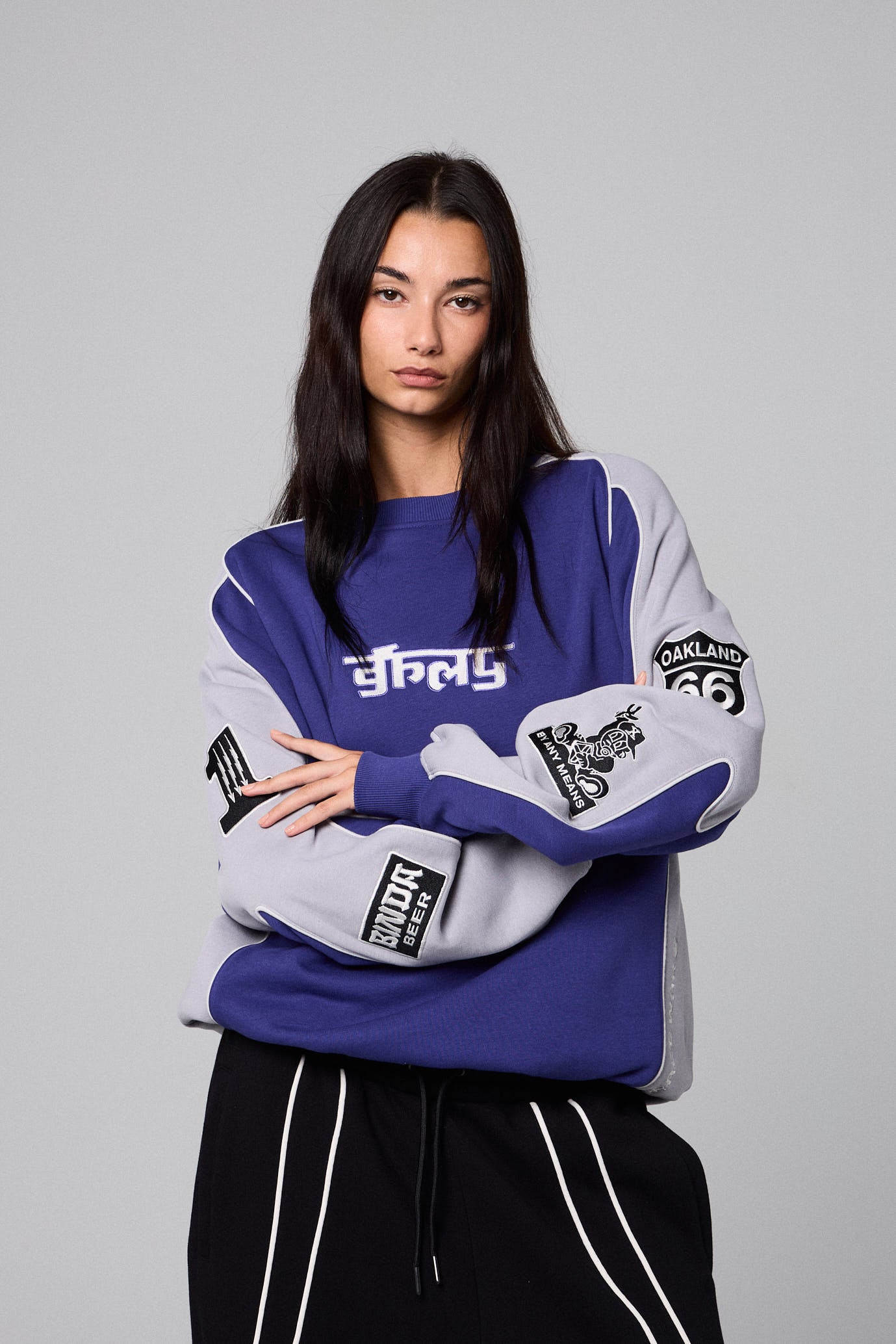 RACE WAR VINTAGE CREWNECK BLUE