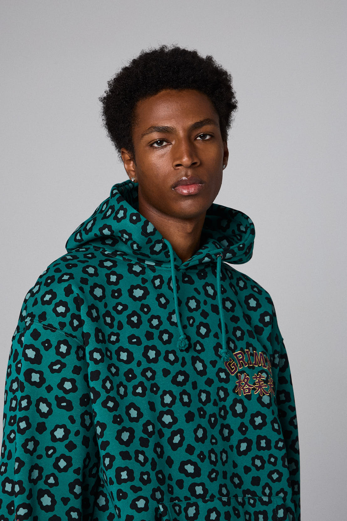 ROYAL PAW BOXY HOODIE GREEN