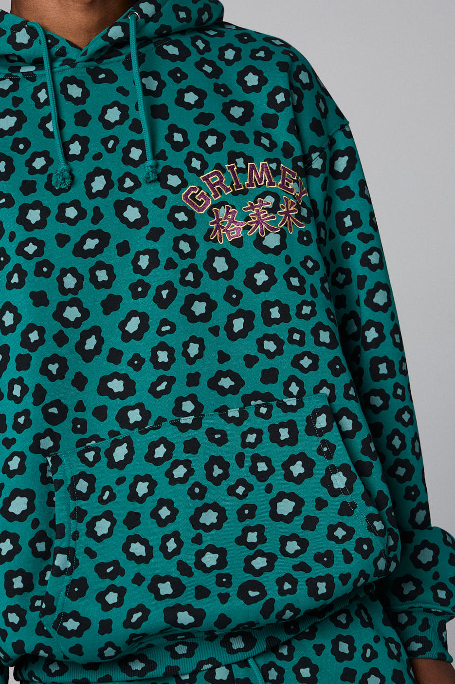 ROYAL PAW BOXY HOODIE GREEN