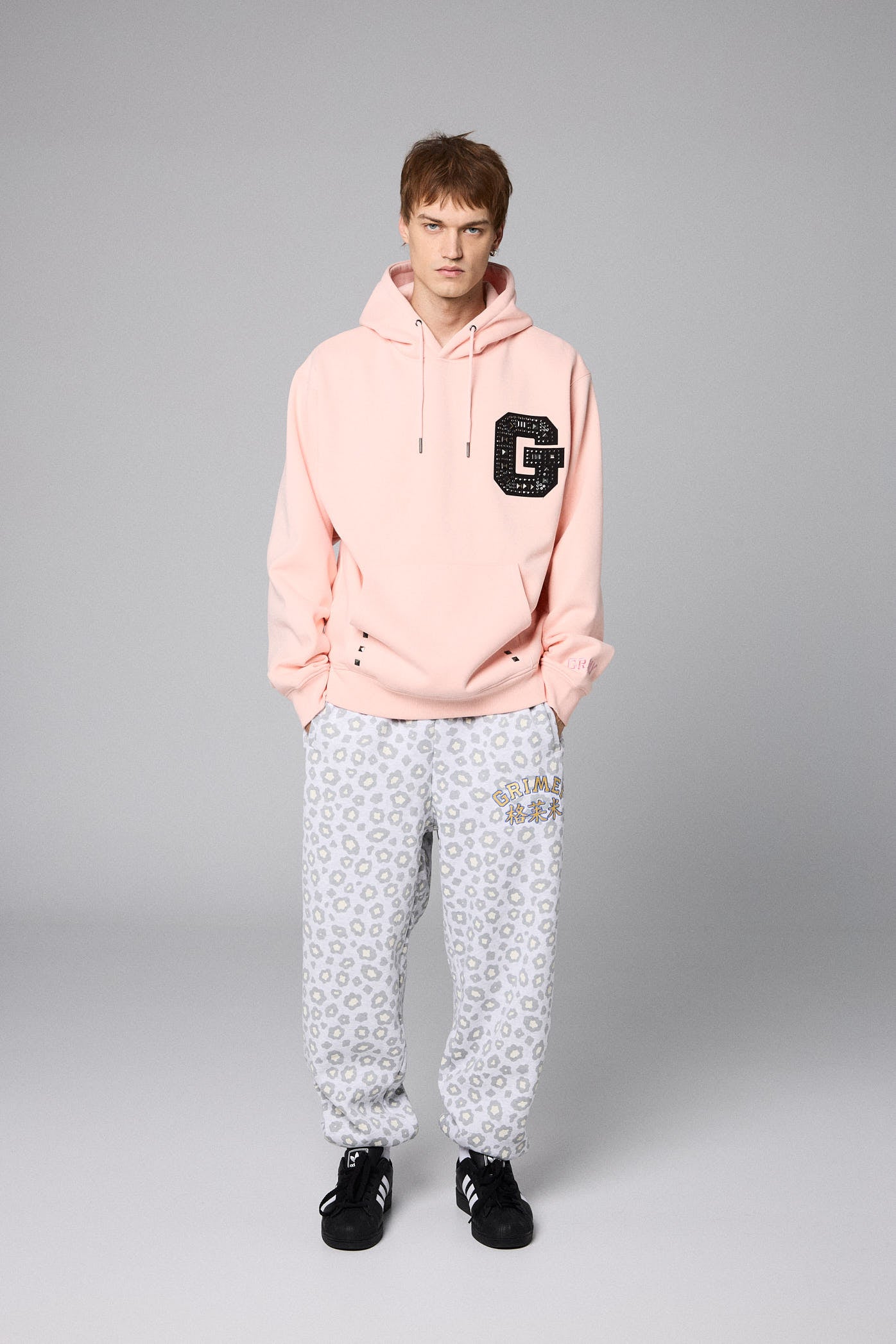 ROYAL PAW HOTFIX REGULAR HOODIE PINK