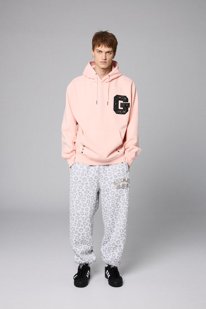 ROYAL PAW HOTFIX REGULAR HOODIE PINK