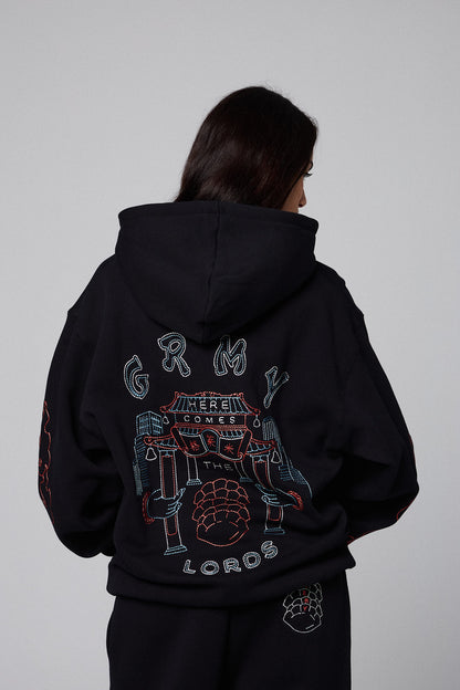 SAMPANS REGULAR HOODIE BLACK