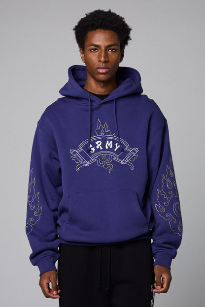 SAMPANS REGULAR HOODIE BLUE