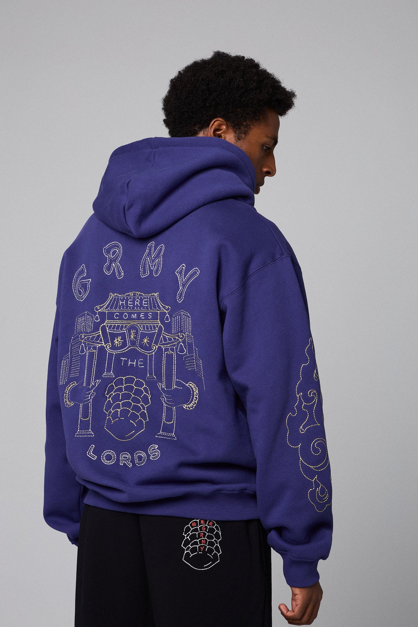 SAMPANS REGULAR HOODIE BLUE