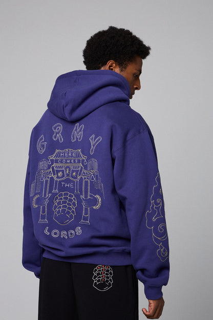 SAMPANS REGULAR HOODIE BLUE