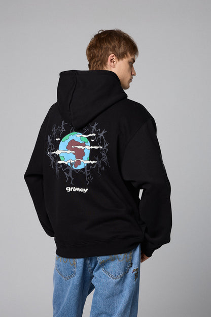 THE PLANET REGULAR HOODIE BLACK