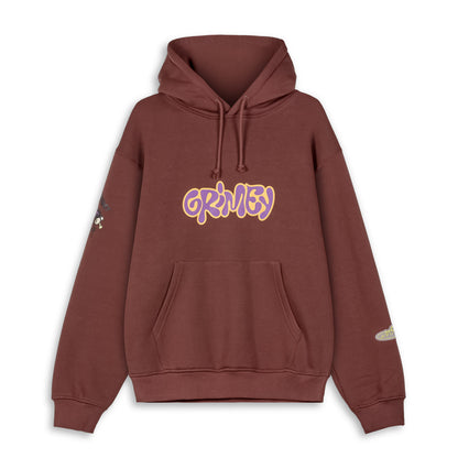 BLOODSUCKER VINTAGE HOODIE BROWN