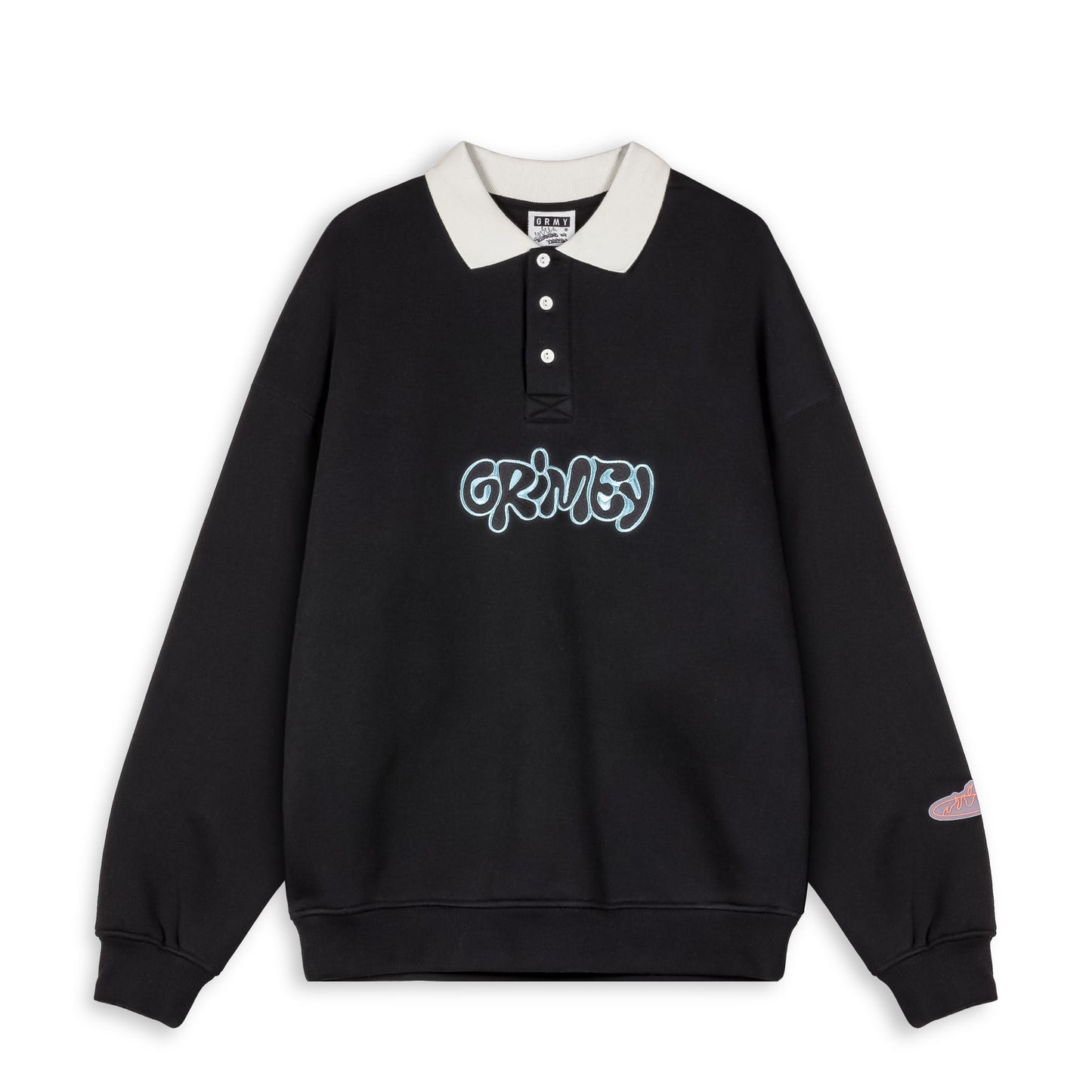 BLOODSUCKER POLO SWEATSHIRT BLACK