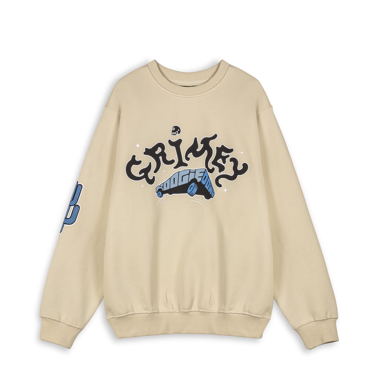 CAUSING PANIC THE CHARLESTON BLVD VINTAGE CREWNECK CREAM